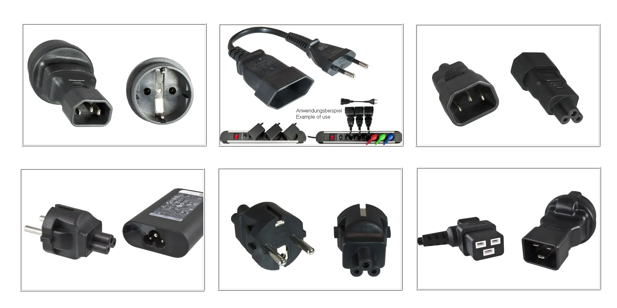 DINIC Kabel Shop - Stromadapter EU Kabel/Netzteil auf UK Typ G, 3A 2pin  Euro Buchse/GBR 3A Typ G Stecker, weiß