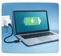 Ich möchte nur mein Notebook laden