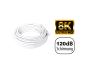 Preview: DINIC Premium Koaxial TV / SAT Verlegekabel, 120dB, 4k, Rolle 25m