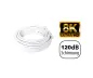 Preview: DINIC Premium Koaxial TV / SAT Verlegekabel, 120dB, 4k, Rolle 25m
