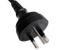 Preview: DINIC Netzkabel Stromkabel China Typ I auf C15, 1mm², CCC, 1,8m