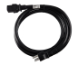 Preview: DINIC Netzkabel Amerika NEMA 6-20P auf C19, USA STOW AWG 12, 20A, schwarz, 1.80m