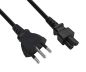 Preview: DINIC Stromkabel, Netzkabel für Italien auf C5 Stecker, 1,80m