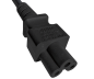 Preview: DINIC Stromkabel, Netzkabel für Italien auf C5 Stecker, 1,80m