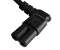 Preview: Netzkabel Australien Typ I auf C7 90°, 0,75mm²,