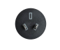Preview: DINIC Netzkabel Australien Typ I auf C7 90°, 0,75mm², AUS 2pin Typ I, SAA, schwarz, 1.8m