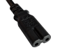 Preview: DINIC Netzkabel Australien Typ I auf C7, SAA, 0,75mm², 1,8m