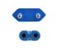 Preview: DINIC Stromkabel, Netzkabel Euro-Stecker auf C7 blau, 2-pin Euro-8, VDE, 1,80m
