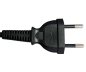 Preview: DINIC Netzkabel, Stromkabel für Brasilien Typ C auf C7 2pin, 0,75mm², schwarz, 1,8m