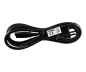 Preview: DINIC Netzkabel, Stromkabel für Brasilien Typ C auf C7 2pin, 0,75mm², schwarz, 1,8m