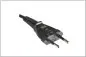 Preview: DINIC Netzkabel Israel Typ C auf C7, 0,75mm², 1,8m ISR 2pin/IEC 60320-C7, SII, schwarz