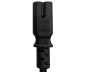 Preview: DINIC Netzkabel England UK Typ G 3A auf C7, 0,75mm², ASTA, HK, Safety Mark, 1.80m