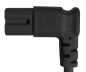 Preview: DINIC Netzkabel England UK Typ G 3A auf C7 90° LR, 0,75mm², ASTA, 1.80m