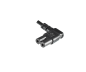 Preview: DINIC Netzkabel England UK Typ G 3A auf C7  90° LR, 0,75mm², ASTA, 1.80m