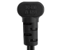 Preview: DINIC Netzkabel Japan Typ A auf C7 gewinkelt, 1,8m JPN 2pin/ C7 90°, 0,75mm², VFF, PSE, schwarz