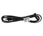 Preview: DINIC Netzkabel Japan Typ A auf C7 gewinkelt, 1,8m JPN 2pin/ C7 90°, 0,75mm², VFF, PSE, schwarz