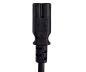 Preview: DINIC Netzkabel halogenfrei LSZH Eurostecker Typ C auf C7, 0,75mm², 1,8m