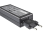 Preview: DINIC Netzadapter Eurostecker auf C7, Euro-8 Adapter, schwarz