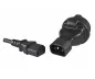 Preview: DINIC Netzadapter Schutzkontakt-Buchse auf C14 Kaltgeräte-Stecker