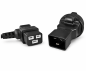 Preview: DINIC Netzadapter Schutzkontakt-Buchse auf C20 Stecker