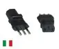 Preview: DINIC Stromadapter Netzadapter C13 auf Italien Type L