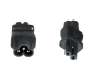 Preview: DINIC Netzadapter C6 / C7 Euro-8 Stecker, Adapter 3-pin auf 2-pin
