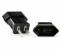 Preview: DINIC Reisestecker für Amerika USA u. Japan auf Euro, 2-Pin Netzadapter