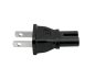 Preview: DINIC Stromadapter USA, C7 auf USA NEMA 1-15P IEC 60320-C7 Euro 8 Bu./ US Typ A, YL-1113