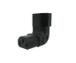 Preview: DINIC Netzadapter C13 auf C14 gewinkelt, YL-3212L-3 IEC 60320-C13/14 horizontal gewinkelt, oben/unten