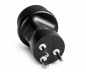Preview: DINIC Reisestecker für Dänemark, 3-Pin Netzadapter, DK Adapter