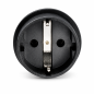 Preview: DINIC Stromadapter Israel auf Schuko CEE 7/3 Buchse, 3pin Stecker