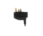 Preview: DINIC Netzadapter, Stromadapter CEE 7/3 auf UK Typ G, verschraubt, SCP3-BK-R