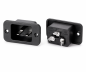 Preview: DINIC IEC 60320-C20 Dose zum Schrauben R-305, Rückseite 4,80mm Anschluss