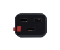 Preview: DINIC Netzkabel Schuko auf C19 locking, VDE, 1,5mm², Verriegelung, schwarz, 2m