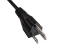 Preview: DINIC IEC Lock Netzkabel Amerika USA Typ B auf C13 locking, mit Verriegelung, schwarz, 2m