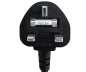 Preview: DINIC Netzkabel England UK Typ G 10A auf C13, ASTA/SASO/HK/SM, 5m