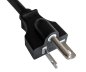 Preview: DINIC Netzkabel Amerika USA NEMA 6-20P bis 250V auf C13, schwarz, 2m