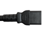 Preview: DINIC Netzkabel Amerika USA NEMA 6-20P bis 250V auf C13, schwarz, 2m