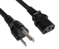 Preview: DINIC Netzkabel Amerika USA Typ B auf C13, AWG14,