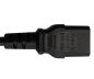 Preview: DINIC Netzkabel Amerika USA Typ B HOSPITAL GRADE auf C13, schwarz, 1.80m