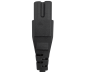 Preview: DINIC Netzkabel England UK Typ G 3A auf C7, BSI Kitemark, 1,80m