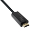 Preview: DINIC DisplayPort auf HDMI Kabel, DP 20pol auf HDMI Stecker, schwarz, 2,00m