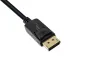 Preview: DINIC DisplayPort auf HDMI Kabel, DP 20pol auf HDMI Stecker, schwarz, 2,00m