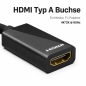 Preview: DINIC Adapter DisplayPort 1.4 St. auf HDMI Typ A Bu., PB DP 1.4 auf HDMI, 4K*2K@60Hz, 3D, schwarz, 0,1m Allge