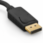 Preview: DINIC Adapter DisplayPort 1.4 St. auf HDMI Typ A Bu., PB DP 1.4 auf HDMI, 4K*2K@60Hz, 3D, schwarz, 0,1m Allge