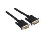 Preview: DINIC DVI-Digital Dual Link Kabel, 24+1 Stecker / Stecker, vergoldete Kontakte, mehrfach geschirmt, schwarz, Länge 2,00m, Polybag