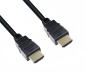 Preview: DINIC HDMI-High Speed 1.4 Kabel mit Ethernet, 4K 60Hz, 3D, schwarz, DINIC Polybag, 1m