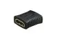 Preview: HDMI Adapter A Buchse auf A Buchse, Bulk vergoldete Kontakte, schwarz