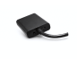 Preview: DINIC HDMI Adapter Typ A 19pol Stecker - VGA Buchse, mit Audio-Buchse, schwarz, 0,15m
