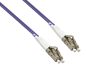 Preview: DINIC LWL Kabel OM4, Patchkabel LC/LC Lichtwellenleiter Multimode, 1m